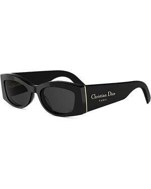 Dior Ombre Rectangular Sunglasses, 53Mm - Black