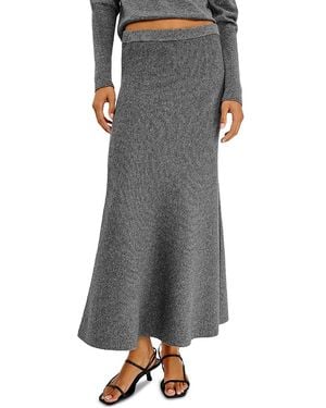 Rails Odita Wool Blend Maxi Skirt - Gray