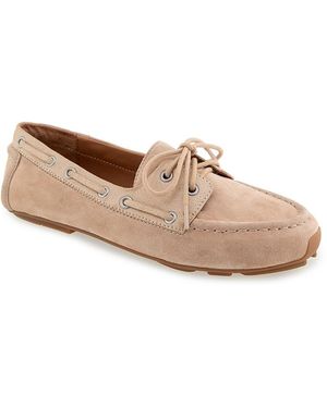 Gentle Souls Marina Boat Shoe Loafers - Natural
