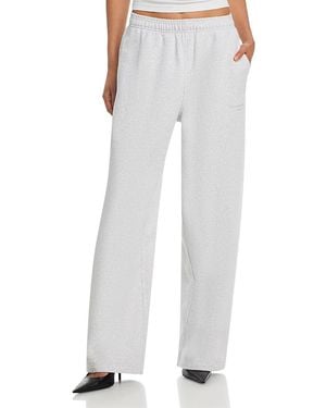 Alexander Wang Mid Rise Relaxed Sweatpants - Gray