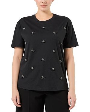 Marina Rinaldi Marina Rilnaldi Mrnsapore Oversized Tee - Black