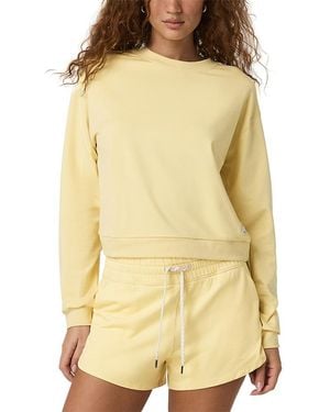 Vuori Halo Modern Crew Sweatshirt - Yellow