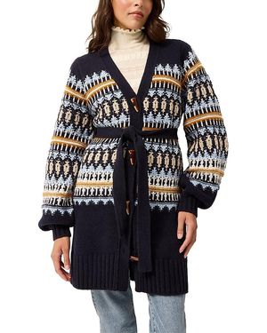 Marie Oliver Ferne Belted Cardigan - Black