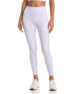 LoveShackFancy Rhosyn Seamed Leggings - Multicolor