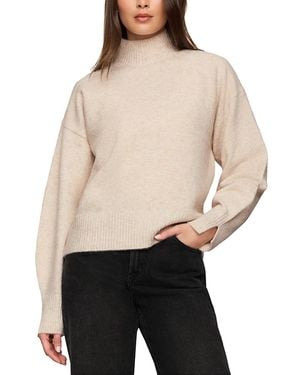Z Supply Nessa Mock Neck Sweater - Natural