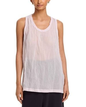 TOTEME Crinkled Gauze Tank - Pink