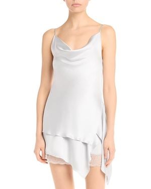 Acne Studios Shiny Satin Tank Top - White