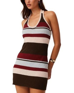 SNDY'S Effie Halter Mini Dress - Multicolor