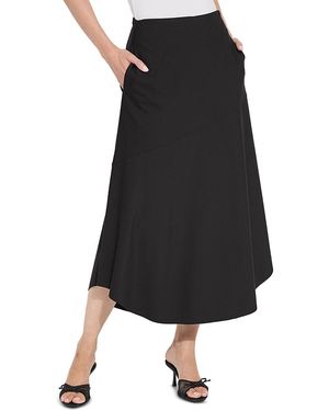 Lyssé Ponte A Line Skirt - Black