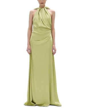 Rachel Gilbert Hallie Draped Cape Gown - Green