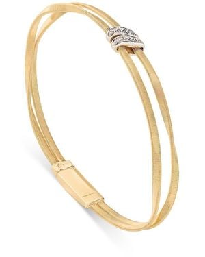 Marco Bicego 18K & Marrakech Diamond Two Strand Bracelet, 0.086 Tcw - Metallic