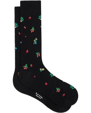 Paul Smith Tutti Frutti Socks - Black