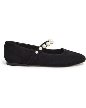 Hobbs Chrissy Mary Jane Ballerina Flats - Black