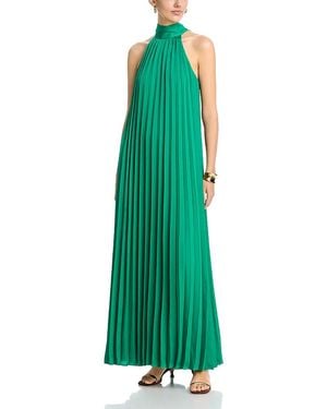 Emanuel Ungaro Beverly Pleated Dress - Green