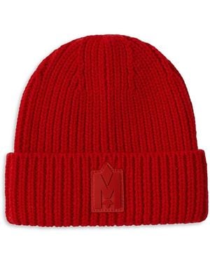 Mackage Jude-Wz Cuffed Knit Hat - Red