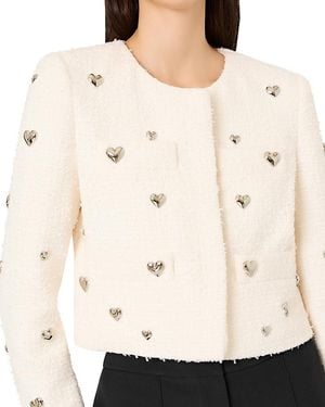 MILLY Pheobe Heart Jacket - Natural