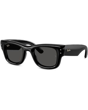 Ray-Ban Wayfarer Puffer A$Ap Rocky Square Sunglasses, 47Mm - Black