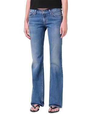 Agolde Low Rise Boot Jeans - Blue