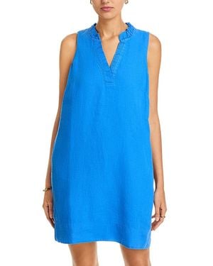 Tommy Bahama Two Palms Double Ruffle Dress - Blue