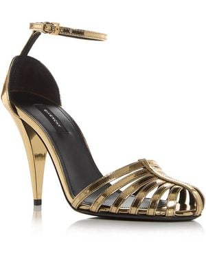 Givenchy Cage Sandals - Metallic