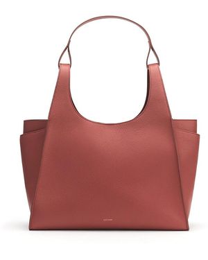 Cuyana Double Loop Satchel - Red