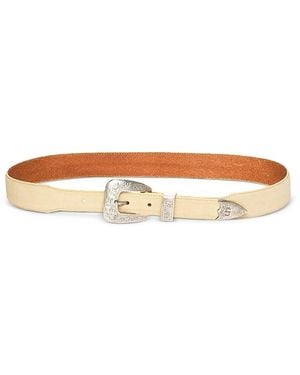 The Great Western Tapered Leather Belt - Multicolor