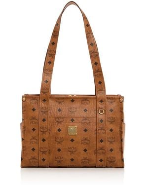 【関税込み】MCM Aren School Tote' shoulder bag Large Aren School Tote in Visetos Cognac | MCM ®US