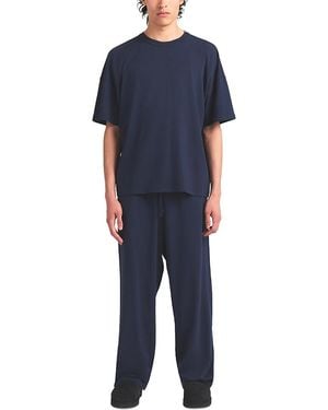 Skims Straight Leg Jersey Lounge Pants - Blue