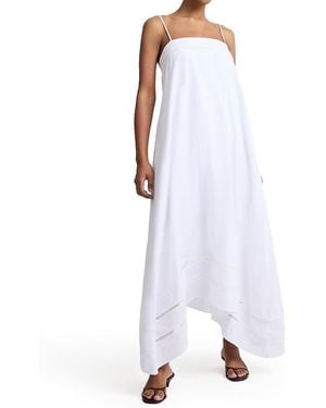 Onia Square Neck Handkerchief Dress - White