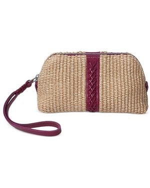 Callista Woven Vanity Case - Pink