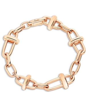 Pomellato 18K Rose Iconica Open Link Chain Bracelet - Metallic