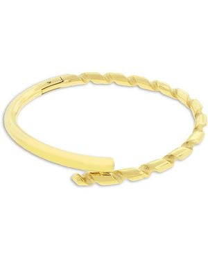 Luis Morais 14K Deeper Journey Diamond Drill Bit Bangle Bracelet - Metallic