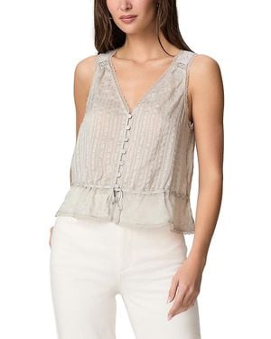 PAIGE Maiden Silk Top - Blue