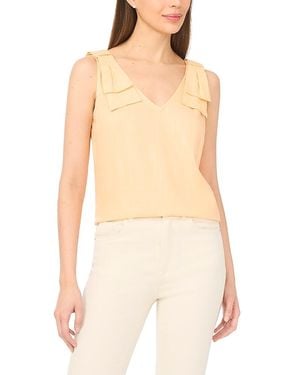 Cece Bow Shoulder Tank - Natural