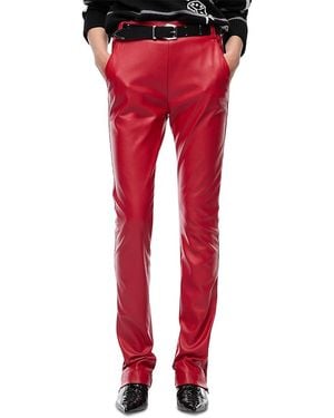 Pinko Pereschia Coated Pants - Red