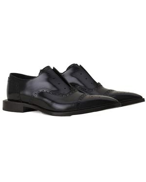 Lanvin Brogue Oxford Shoe - Black