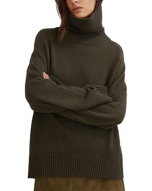 Reiss Brooklyn Turtleneck Sweater - Green