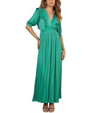 Hale Bob Lovisa Charmeuse Dress - Green