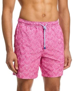 Peter Millar Pina Colada 7 Swim Trunks - Pink