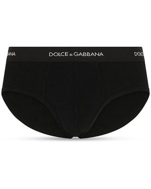 Dolce & Gabbana Sicily Rib Brando Brief - Black