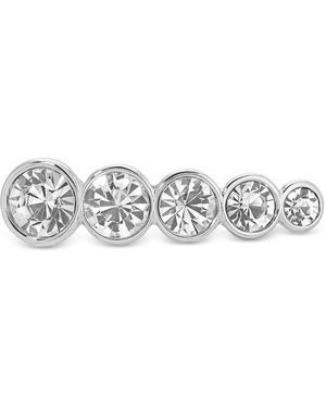Ettika Crystal Line Pin - White
