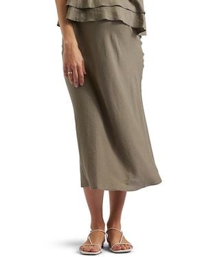Ripe Maternity Debbie Linen Skirt - Green