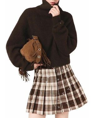 Maje Megevinak Roll Neck Sweater - Black