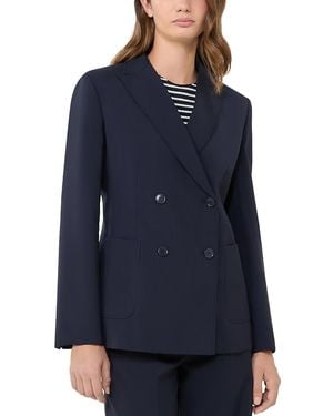 Weekend by Maxmara Wkdzinnia Double Breasted Blazer - Blue