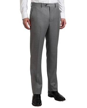 Santorelli Roma2 Super 130's Bi-Stretch Wool Pants - Gray