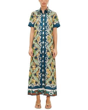 ALÉMAIS Liana Shirtdress - Green