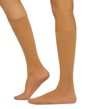 Wolford Individual Knee Highs - Natural