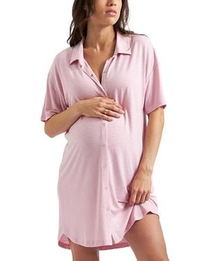 Ripe Maternity Dreamy Night Shirt - Pink