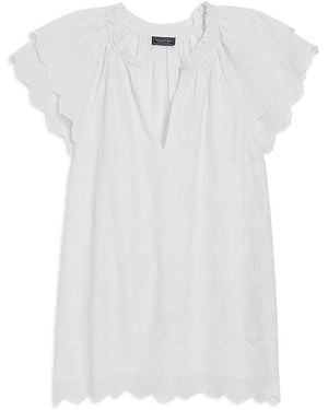 Vineyard Vines Adare Eyelet Top - White