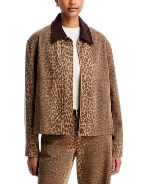 Xirena Earle Zip Front Jacket - Brown